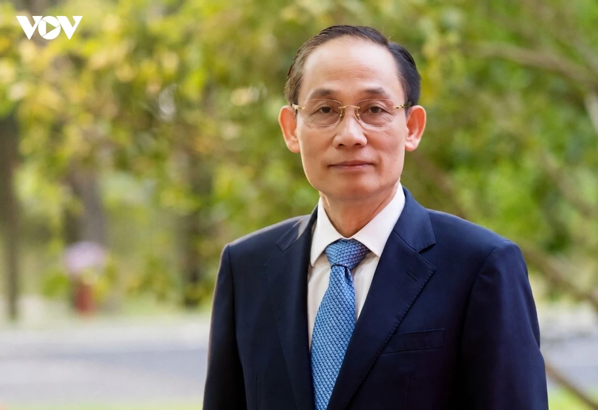 Bộ trưởng Ngoại giao Lê Hoài Trung. Ảnh: VOV