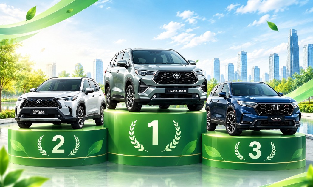 Top xe Hybrid bán chạy nhất thị trường Việt tháng 8/2026