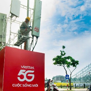 Việt Nam đặt mục tiêu đạt 99% dân số được phủ sóng mạng di động 5G vào năm 2030. Ảnh: Viettel.