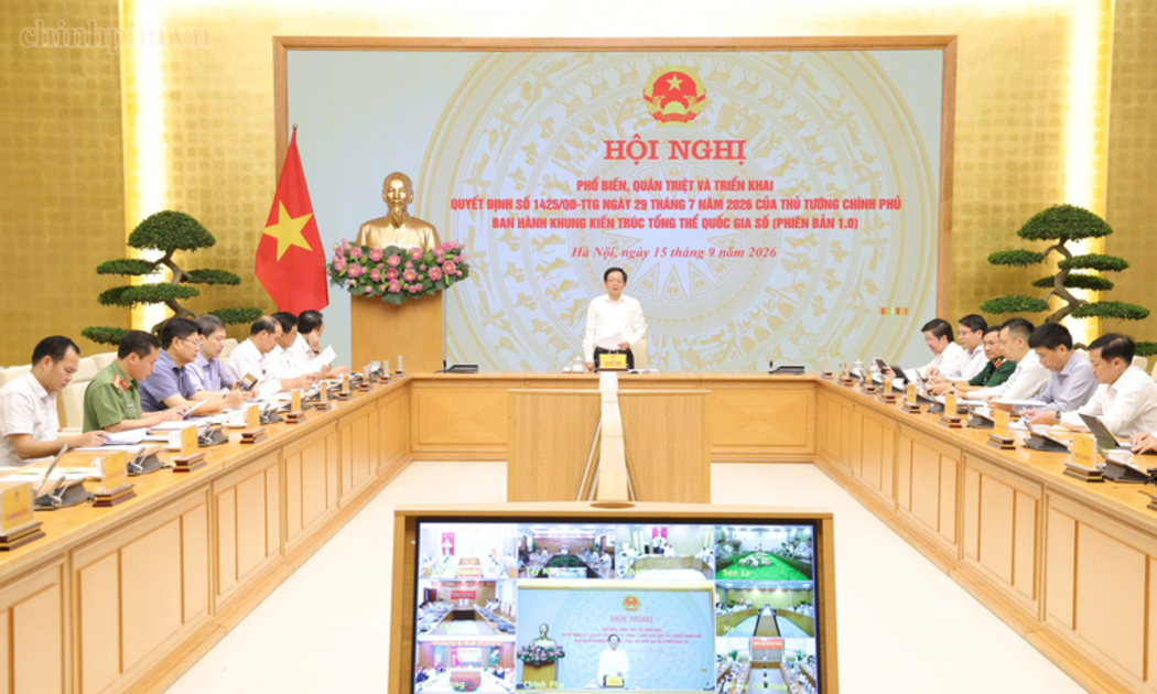 Phó Thủ tướng Hồ Quốc Dũng chủ trì Hội nghị - Ảnh: chinhphu.vn.