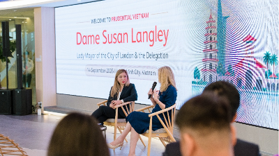 Lady Mayor of the City of London visits Prudential Vietnam