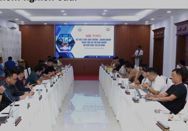 Toàn cảnh Hội thảo. Ảnh TT Hỗ trợ KNĐMST Đà Nẵng.