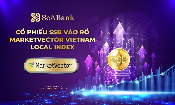 SSB là cổ phiếu duy nhất được thêm vào rổ MarketVector Vietnam Local Index