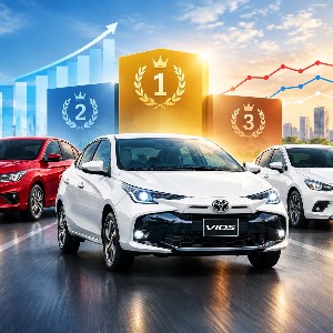 Cục diện sedan cỡ B 8 tháng đầu năm 2026: Vì sao Toyota Vios vẫn khó bị lật đổ?