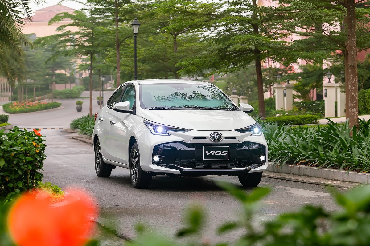 Vios vẫn là mẫu xe dẫn đầu phân khúc sedan cỡ B.