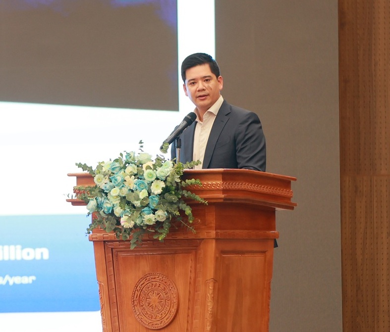 Ông Mike Merceda, Giám đốc Quan hệ Đối tác Doanh nghiệp và Dịch vụ Đổi mới sáng tạo mở của Plug and Play khu vực châu Á – Thái Bình Dương. Ảnh: B.B