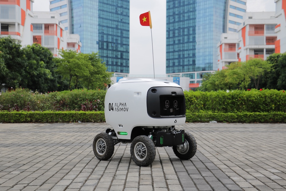 Robot giao hành tự hành. Ảnh: Phenikaa-X.