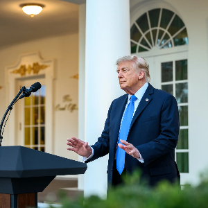 Tổng thống Mỹ Donald Trump trong một sự kiện ở Nhà Trắng vào đầu tháng 9/2026 - Ảnh: Nhà Trắng.