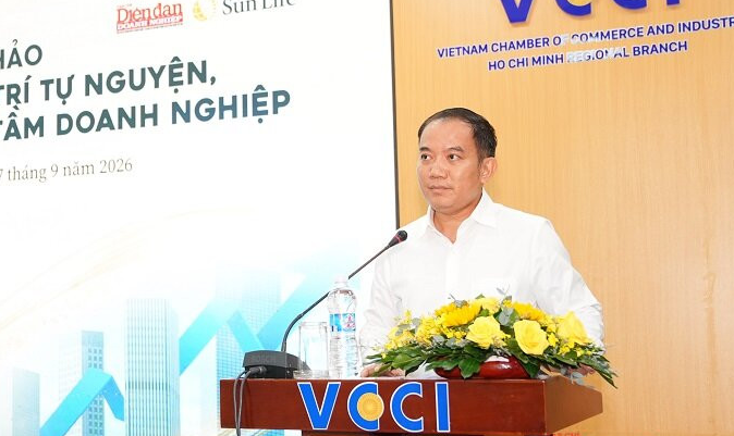 TS. Đặng Trung Dũng - Ủy viên Ban Chấp hành Tổng Liên đoàn Lao động Việt Nam, Phó Chủ tịch Liên đoàn Lao động TP. Hồ Chí Minh - Ảnh: VCCI.