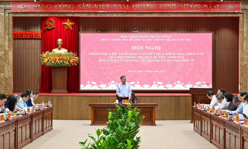 Tổng Bí thư, Chủ tịch nước Tô Lâm phát biểu chỉ đạo hội nghị. Ảnh: Nhân Dân