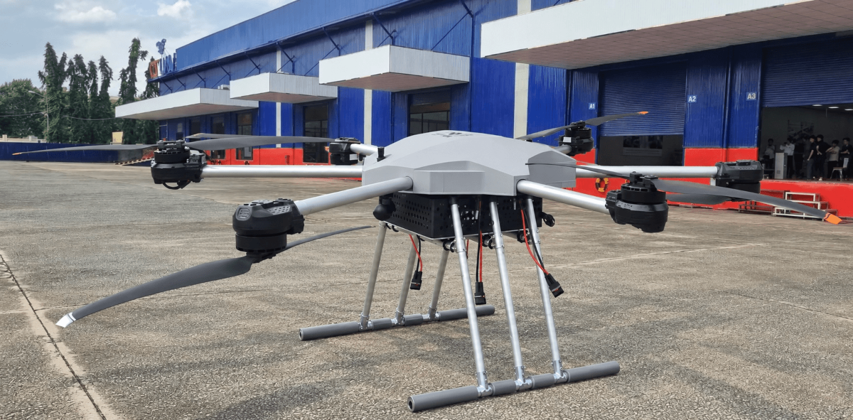 UAV CT Pegas 230 có khối lượng cất cánh tối đa 230 kg, tải trọng tới 100 kg của CT UAV. Ảnh: CT Group.