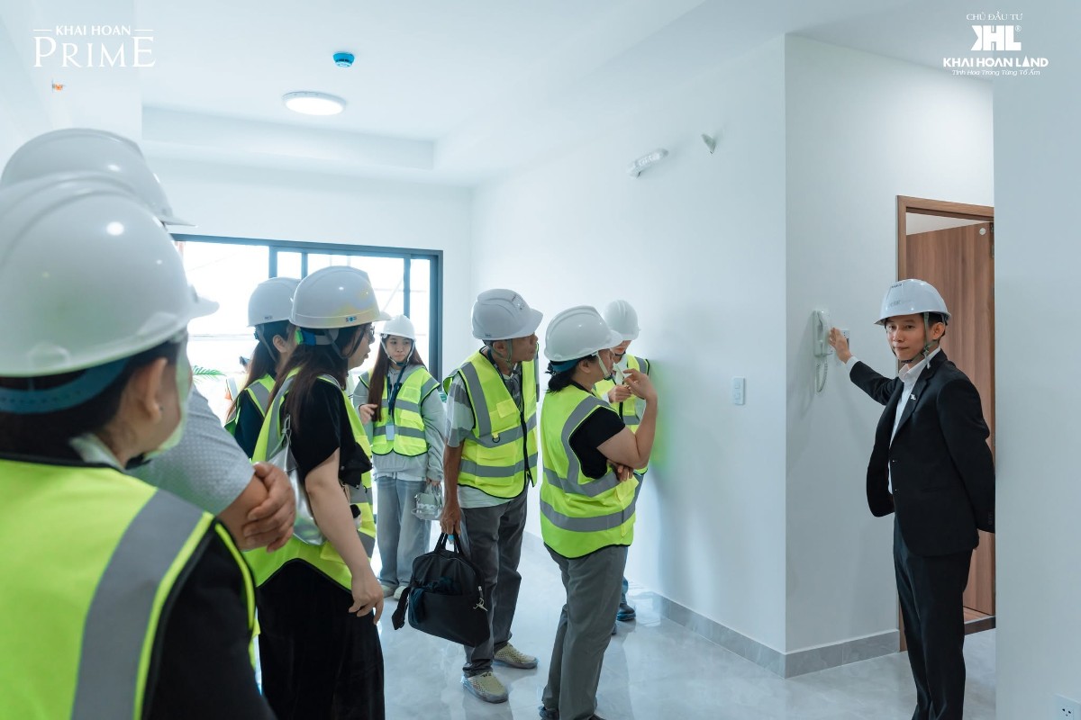 Căn hộ nguyên mẫu Khải Hoàn Prime đã hoàn thiện, giúp khách hàng trực tiếp trải nghiệm và kiểm chứng chất lượng bàn giao thực tế.