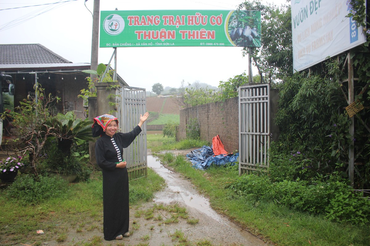 Trang trại trồng rau hữu cơ, sinh thái Thuận Thiên. Ảnh: Chu Khôi.