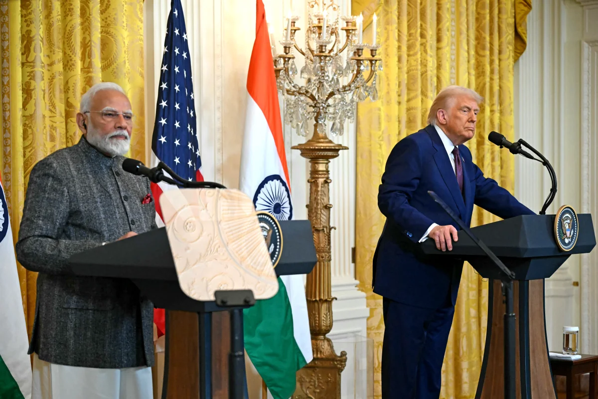 Thủ tướng Ấn Độ Narendra Modi và Tổng thống Mỹ Donald Trump - Ảnh: Getty Images