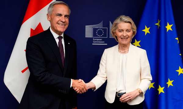 Canada và EU xích lại gần nhau giữa căng thẳng thương mại với Mỹ