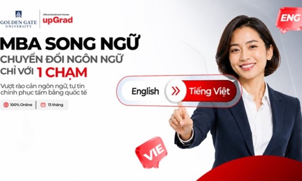upGrad ra mắt MBA song ngữ chuyển đổi từ Golden Gate University