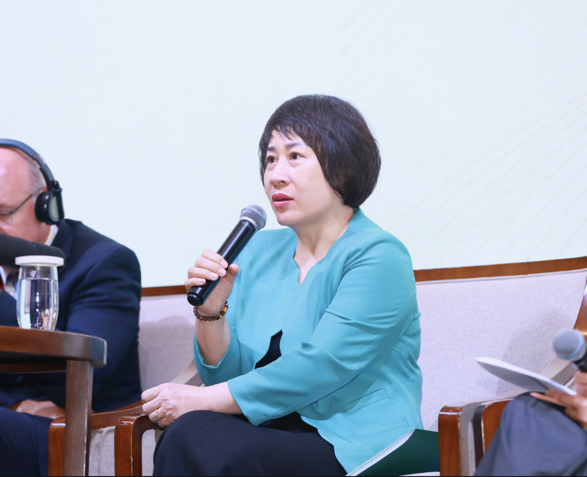 Bà Phạm Thị Thanh Tâm, Phó Vụ trưởng Vụ Các định chế tài chính, Bộ Tài chính.