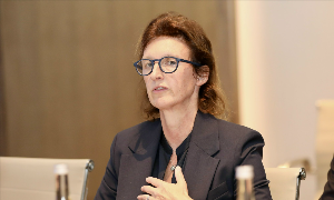 Bà Fiona Bassett - Giám đốc điều hành tổ chức xếp hạng FTSE Russell. Ảnh: Việt Dũng.