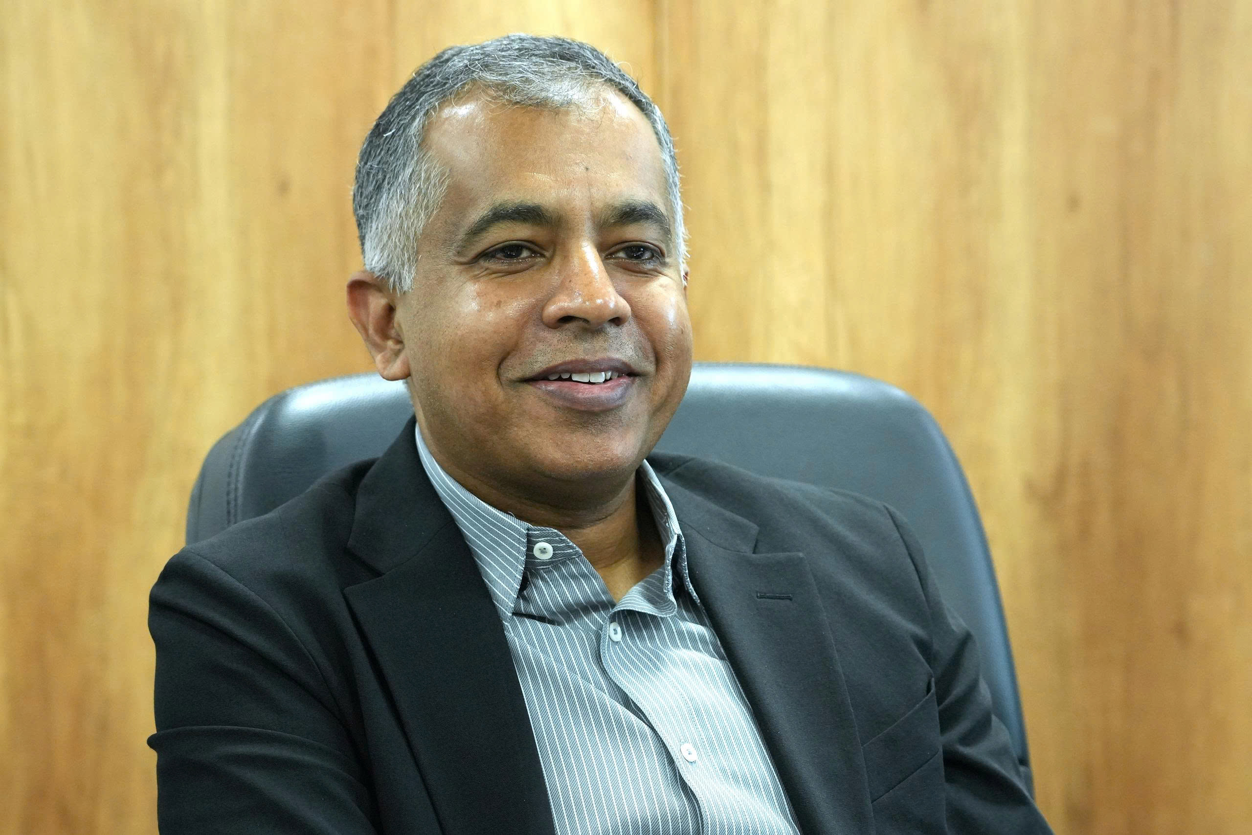 Ông George Chacko, Tổng giám đốc Intel khu vực Đông Nam Á, Úc & New Zealand.&nbsp;Ảnh: Minh Quang.