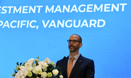 ông Duncan Burns, Giám đốc phụ trách Quản lý đầu tư và cổ phiếu toàn cầu khu vực châu Á - Thái Bình Dương của Vanguard. Ảnh: Việt Dũng.