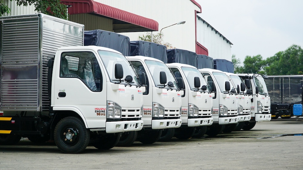 Xe tải nhẹ NK Series được lắp ráp tại nhà máy&nbsp;Vĩnh Phát Motors.