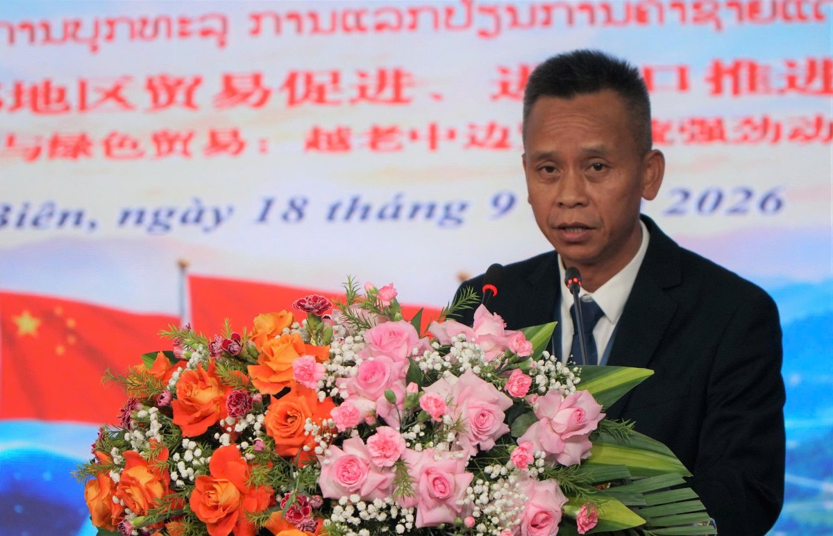 Ông La Hằng, Phó Chủ nhiệm Ủy ban Thường vụ Nhân đại huyện Giang Thành, thành phố Phổ Nhĩ, tỉnh Vân Nam, Trung Quốc. Ảnh: Cục Xúc tiến thương mại (Bộ Công Thương).