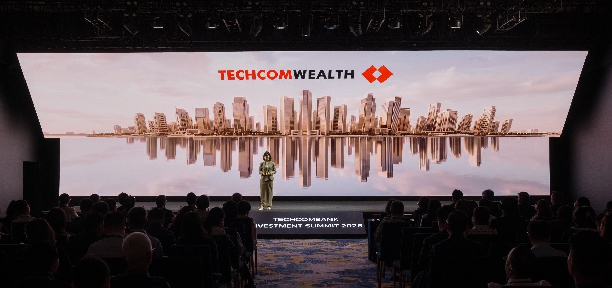 Bà Nguyễn Vân Linh - Giám đốc Ngân hàng cao cấp Techcombank.
