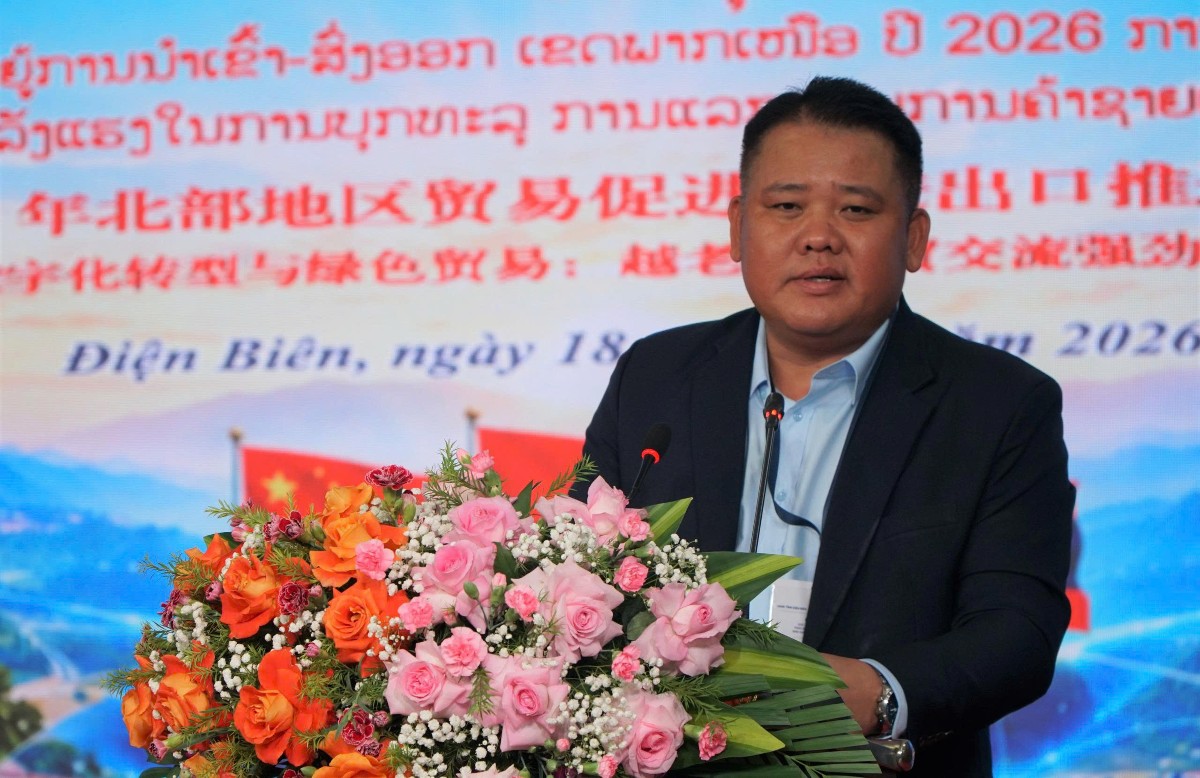 TS Su Ly Xay Hổng Sả Khon, Quyền giám đốc Sở Công thương Luang Prabang (Lào) - Ảnh: Cục Xúc tiến thương mại (Bộ Công Thương).