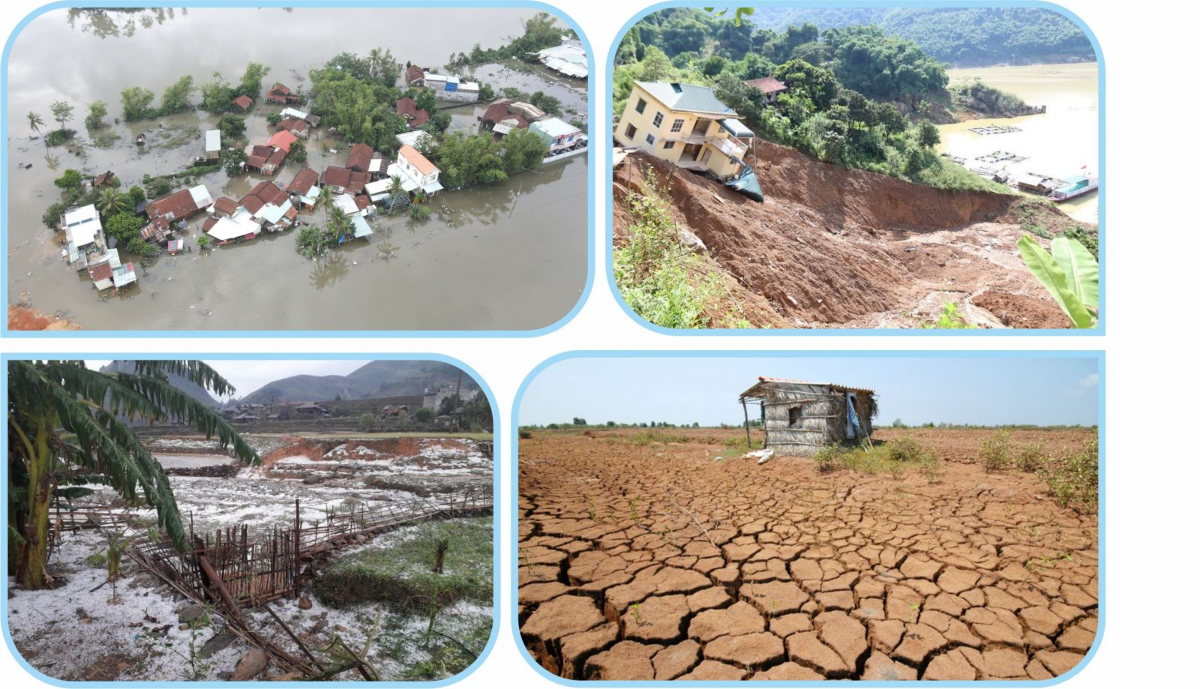 El Nino thường làm gia tăng nguy cơ nền nhiệt cao, nắng nóng, khô hạn và thiếu hụt nguồn nước, đặc biệt trong mùa khô. Đồng thời, sự thay đổi của hoàn lưu khí quyển có thể làm biến đổi phân bố mưa cũng như hoạt động của bão và áp thấp nhiệt đới. Ảnh: CLO