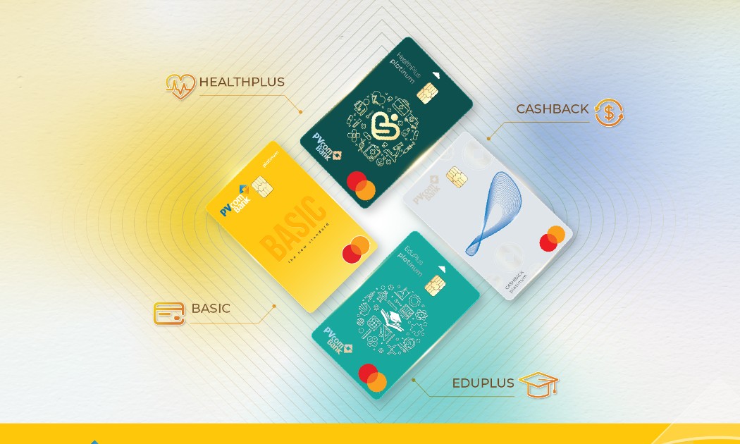 PVcomBank ra mắt 4 dòng thẻ tín dụng mới, đáp ứng nhu cầu chi tiêu linh hoạt của khách hàng.