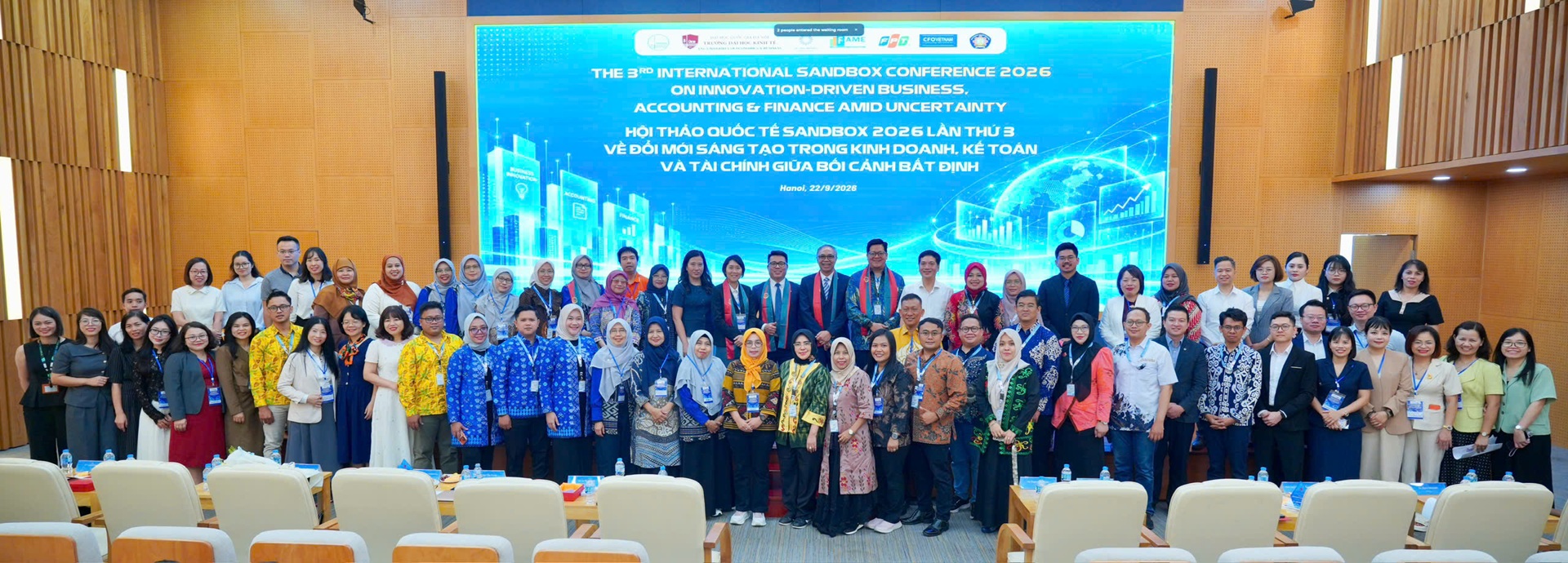 Sandbox 2026 có sự tham dự của đại diện cơ quan ngoại giao, cơ quan quản lý, trường đại học, tổ chức nghề nghiệp, doanh nghiệp và giới nghiên cứu trong nước và quốc tế