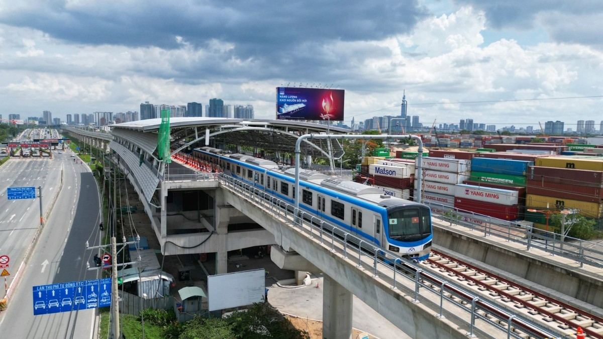 TP. Hồ Chí Minh sẽ công bố quy hoạch tổng thể, khởi công 3 tuyến metro mới - Ảnh tuyến metro số 1: Thiên An.