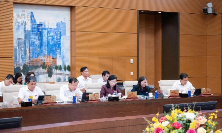 Các đại biểu tham dự Phiên họp. Ảnh: Cổng thông tin điện tử Quốc hội.