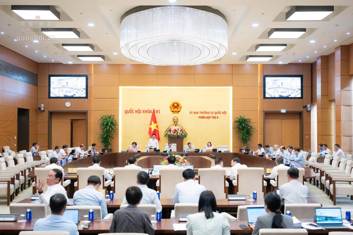 Toàn cảnh Phiên họp. Ảnh: Cổng thông tin điện tử Quốc hội.