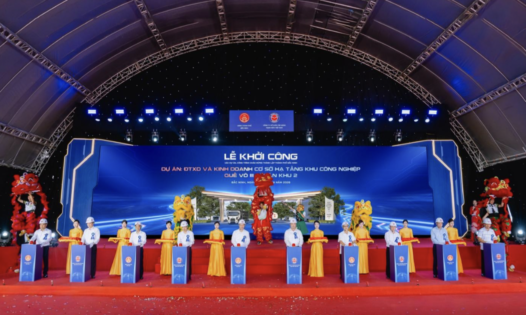 Lễ khởi công Khu công nghiệp Quế Võ III – Phân khu 2 tại Quế Võ Bắc Ninh.