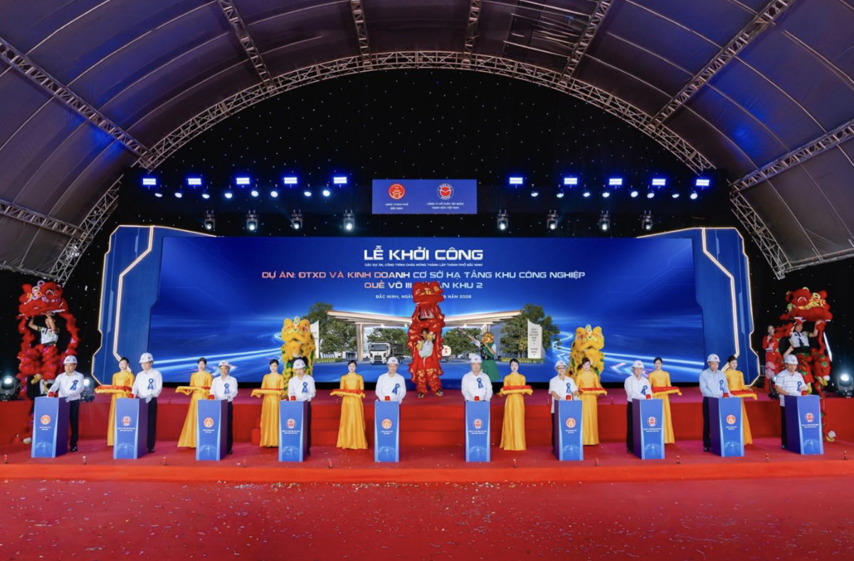 Lễ khởi công Khu công nghiệp Quế Võ III – Phân khu 2 tại Quế Võ Bắc Ninh.