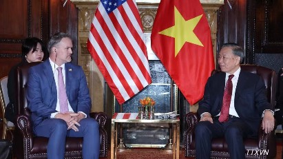 Vietnamese top leader meets with US Trade Representative in New York