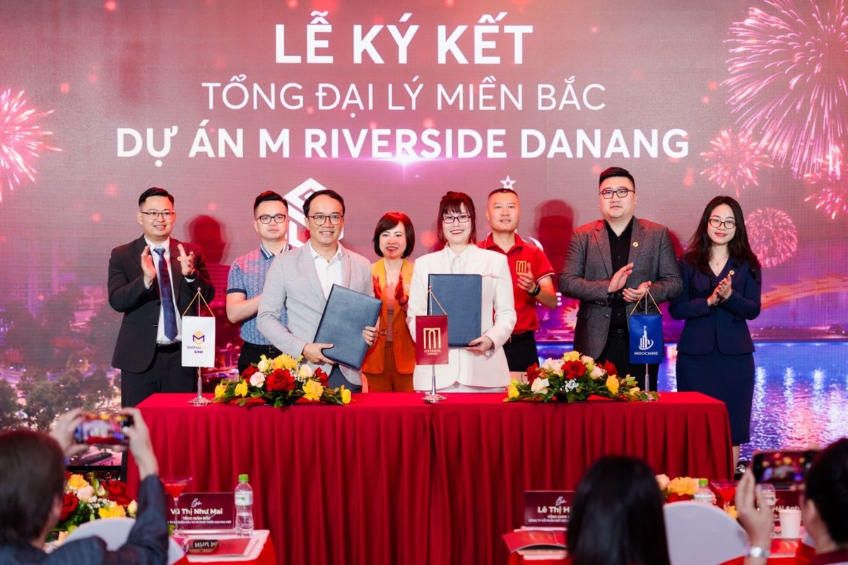 Toàn cảnh sự kiện kick-off M Riverside Danang sáng ngày 21/9/2026.