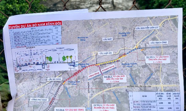 TP. Hồ Chí Minh đầu tư gần 49.000 tỷ đồng chỉnh trang bờ Nam kênh Đôi
