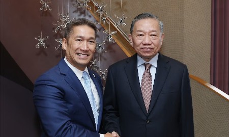 Tổng Bí thư, Chủ tịch nước Tô Lâm tiếp Quyền Bộ trưởng Hải quân Hoa Kỳ Hùng Cao