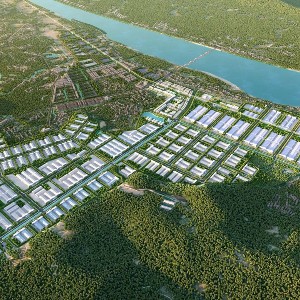 Phối cảnh KCN Thịnh Minh, Phú Thọ. Ảnh: BQL KCN tỉnh Phú Thọ.