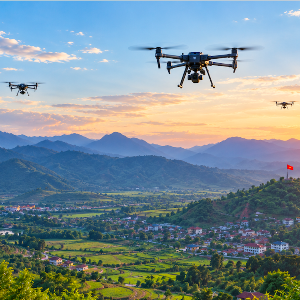 Điện Biên đặt mục tiêu triển khai khoảng 6.000 chuyến bay UAV trong thời gian thử nghiệm (đến hết tháng 5/2027) - Ảnh minh họa được tạo bởi AI.