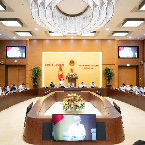 Quang cảnh phiên họp. Ảnh: Cổng thông tin điện tử Quốc hội.