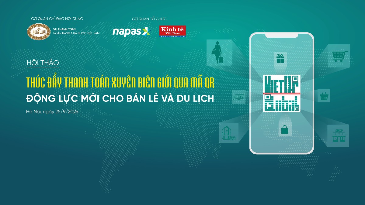 Hội thảo quy tụ đại diện cơ quan quản lý, ngân hàng, doanh nghiệp công nghệ và các tổ chức thanh toán trong nước, quốc tế, cùng bàn giải pháp mở rộng thanh toán QR xuyên biên giới, tạo thêm động lực cho bán lẻ và du lịch.