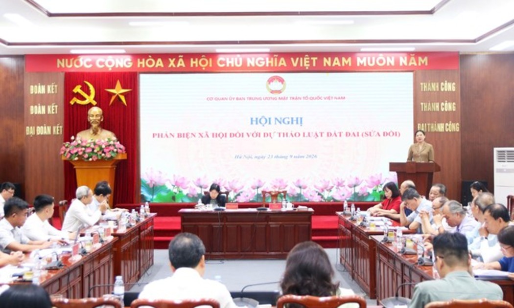 Quang cảnh Hội nghị. Ảnh: Cổng thông tin điện tử Mặt trận.