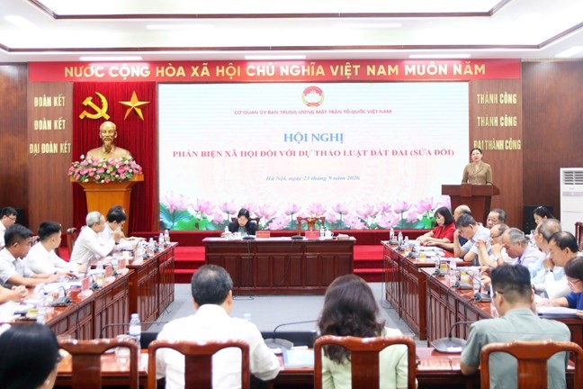 Quang cảnh Hội nghị. Ảnh: Cổng thông tin điện tử Mặt trận.