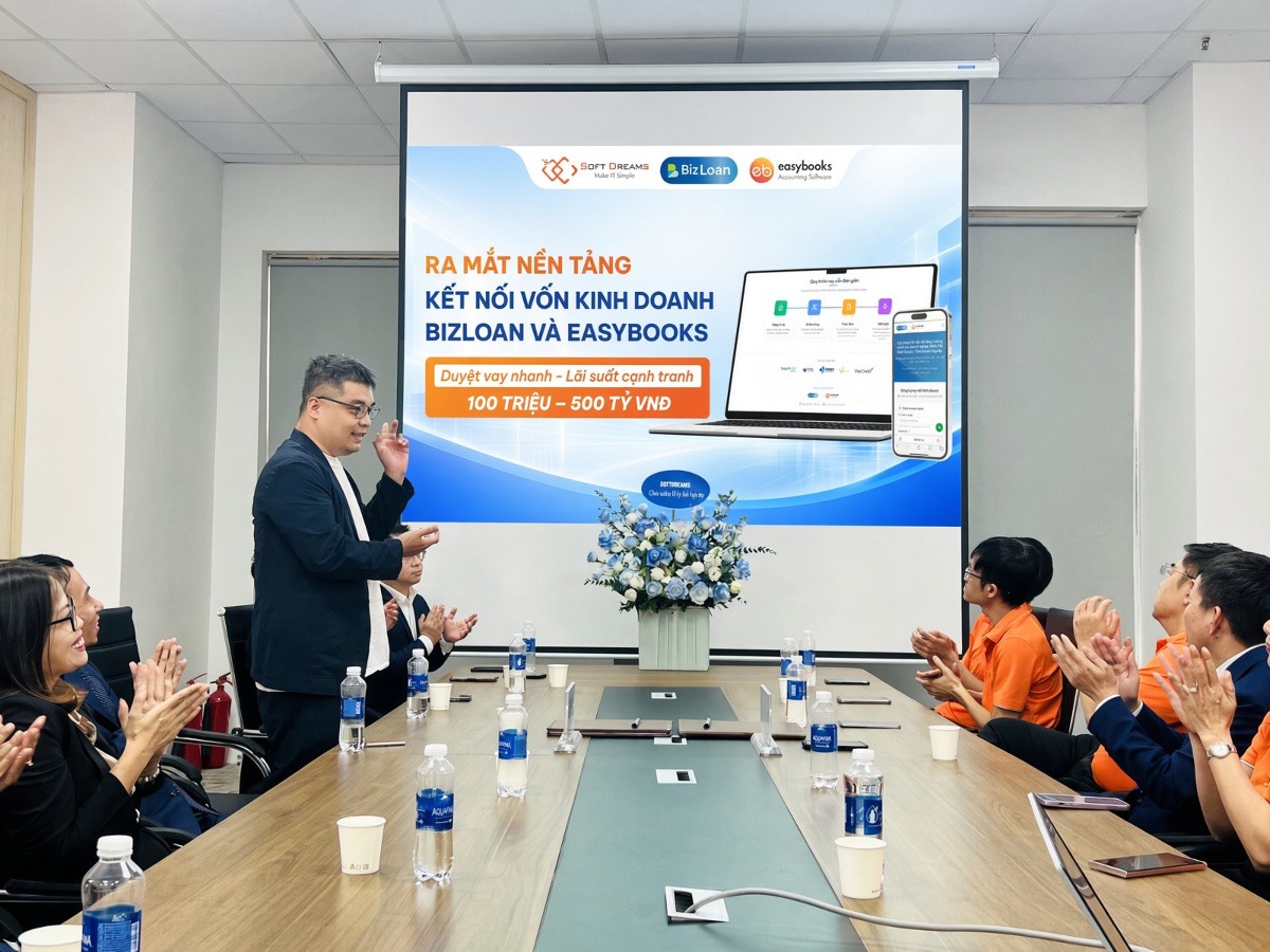 Ra mắt tiện ích kết nối vốn BizLoan trên EasyBooks thuộc hệ sinh thái Softdreams.