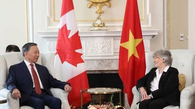 Top Vietnamese leader meets with Governor General of Canada