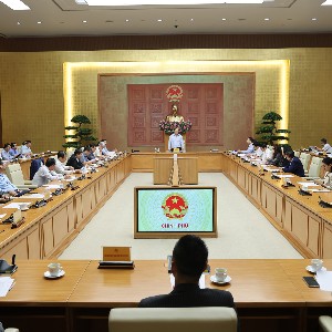 Phó Thủ tướng Phạm Gia Túc chủ trì buổi làm việc.  Ảnh: Chinhphu.vn/Phương Nguyên. 