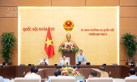 Quang cảnh phiên họp. Ảnh: Cổng thông tin điện tử Quốc hội.